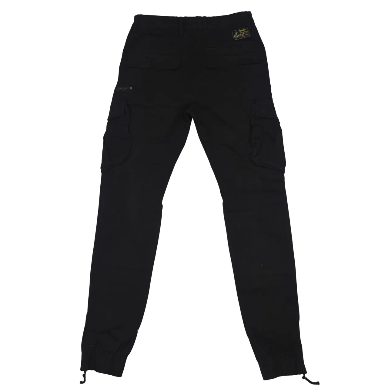 Pure Premium Giovani Black Cargo Pants