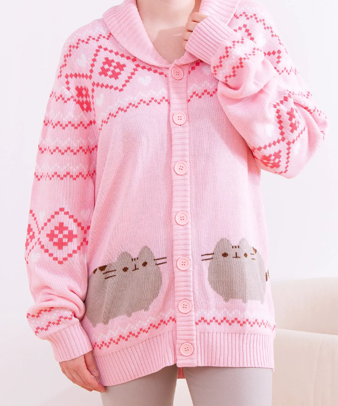 Pusheen Unisex Knit Cardigan