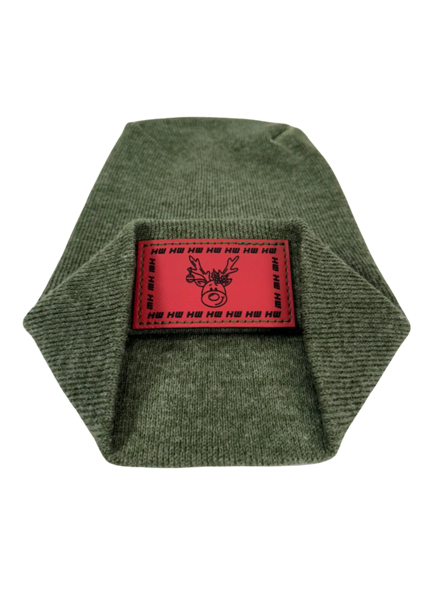 Reindeer Limited Edition, HW Theta-Stitch Beanie - Exclusive Christmas Hat Collection, GREEN