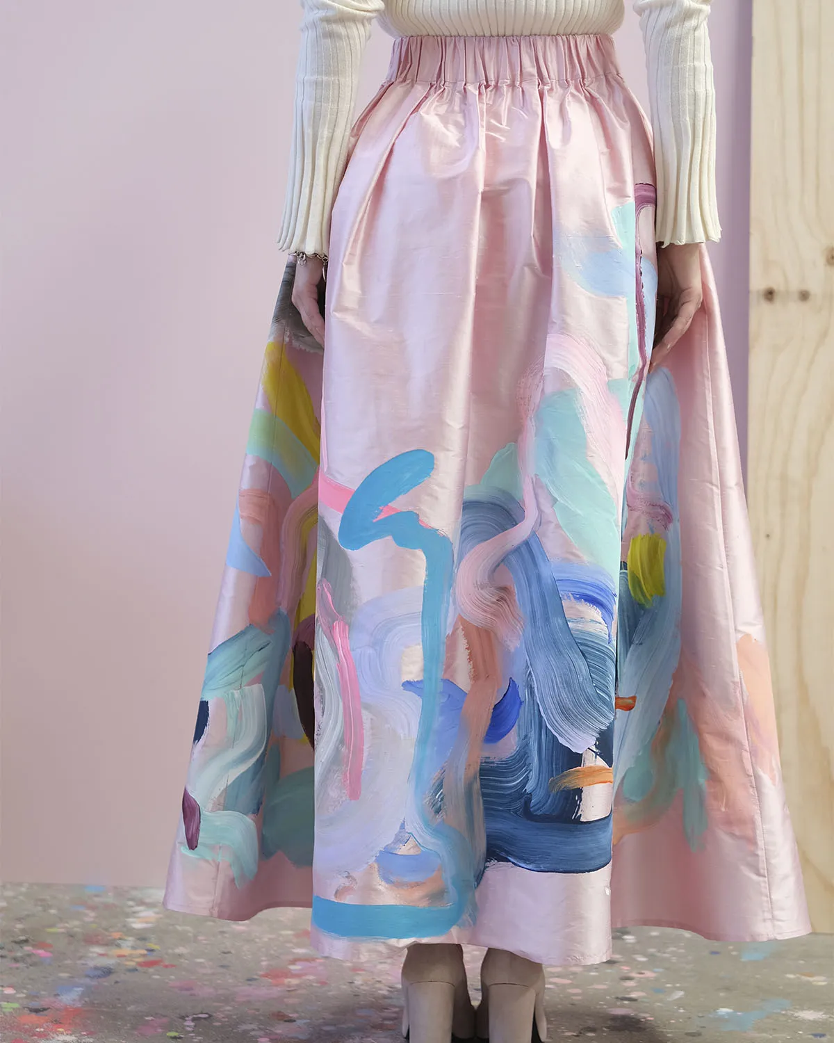 Romancer | Silk Skirt Size 8