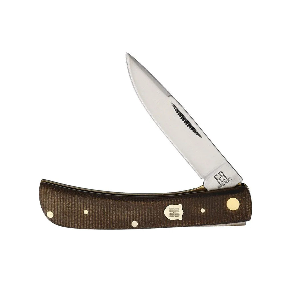 Rough Ryder 2333 Work Small Folder (Brown Micarta)