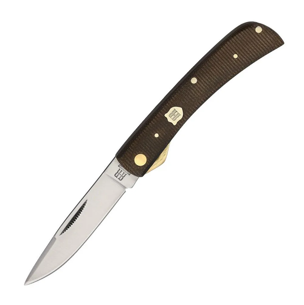 Rough Ryder 2333 Work Small Folder (Brown Micarta)