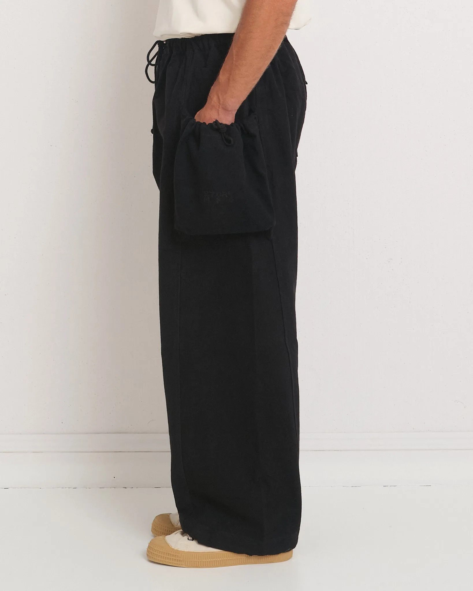 Salt Pants - Black Slub