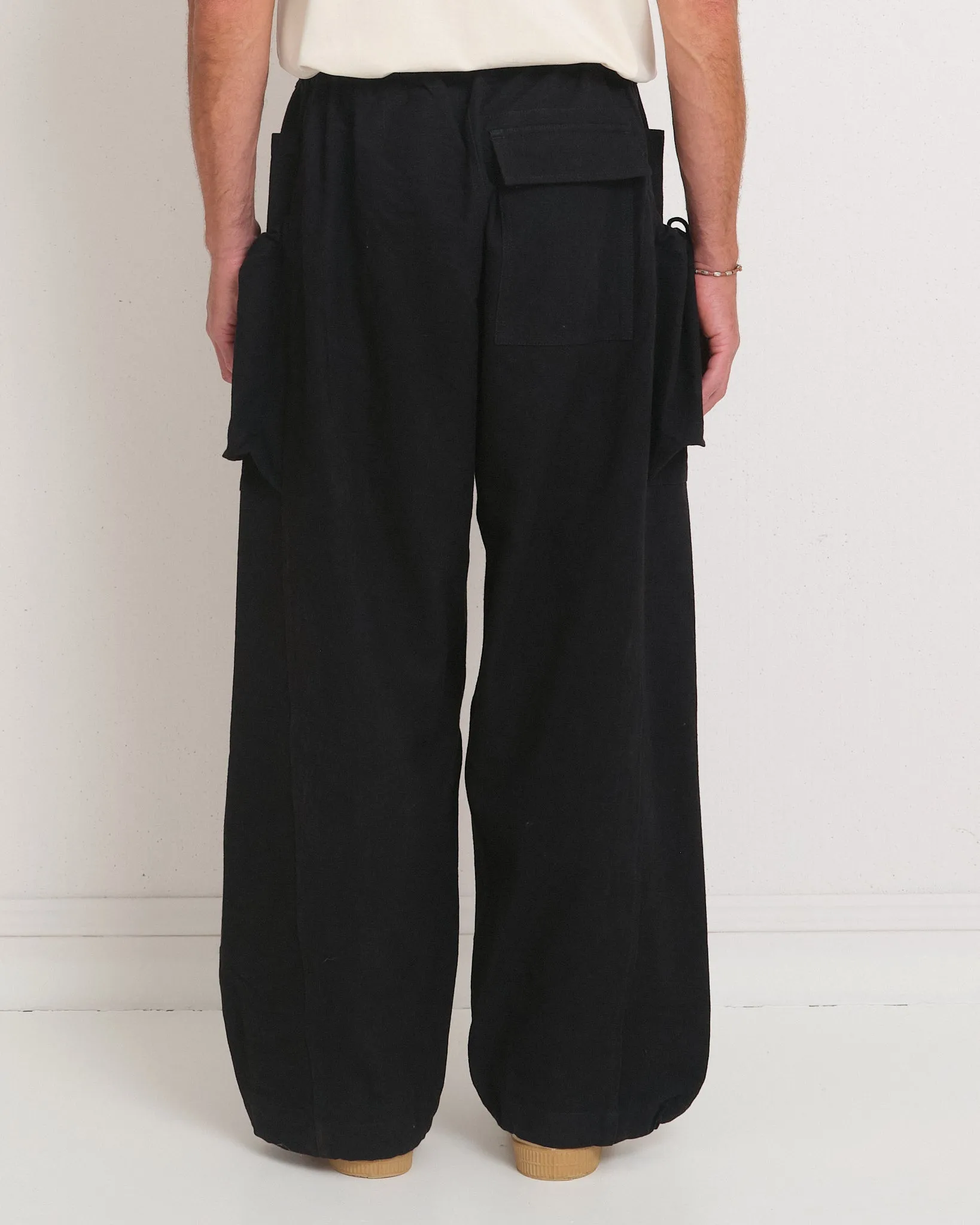 Salt Pants - Black Slub