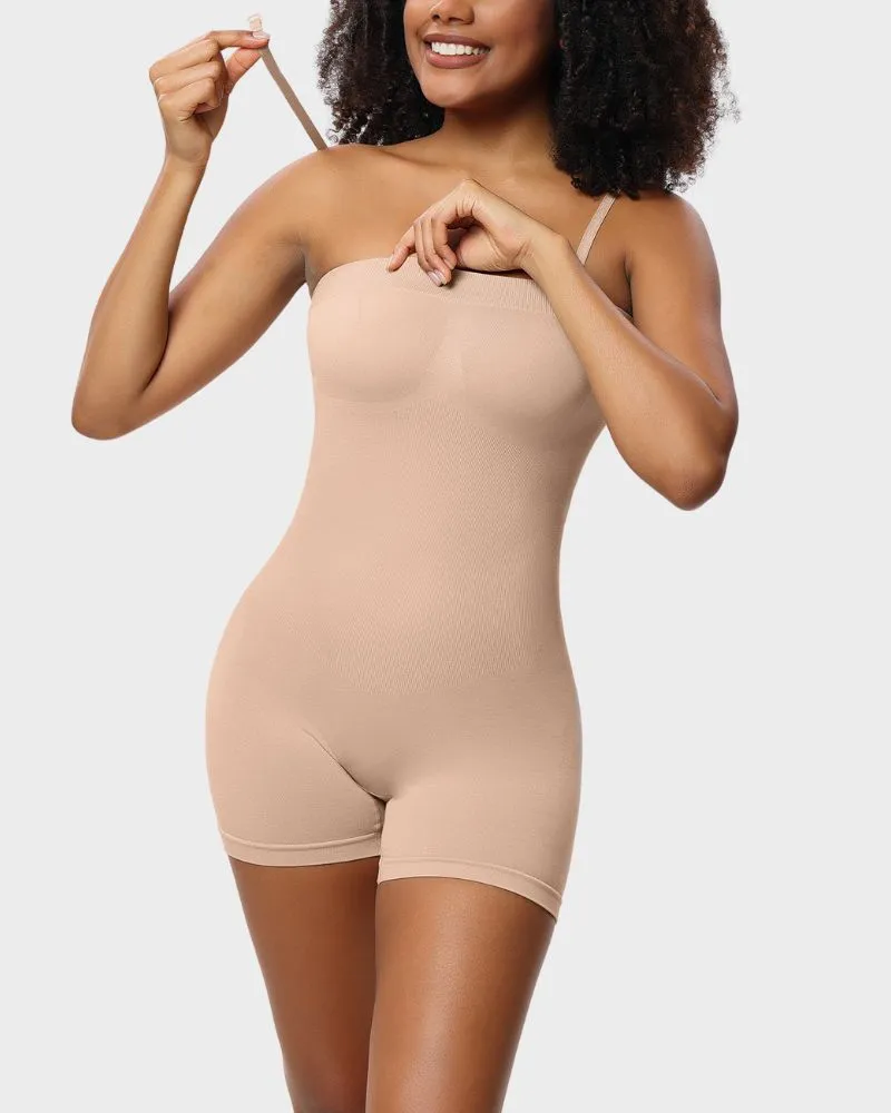 SheCurve® Strapless Slip Shapewear Bodysuit