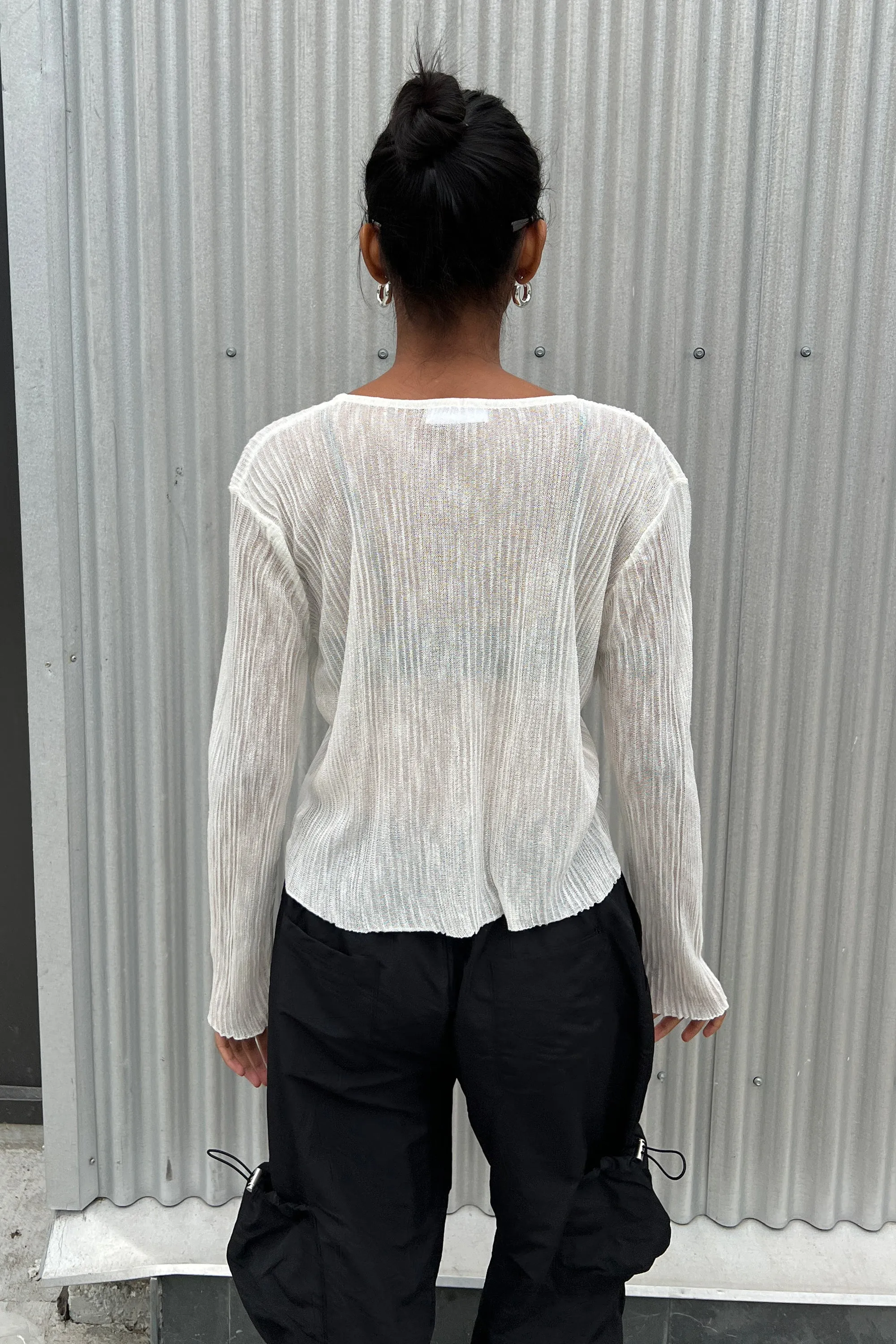 SHEER CARDIGAN