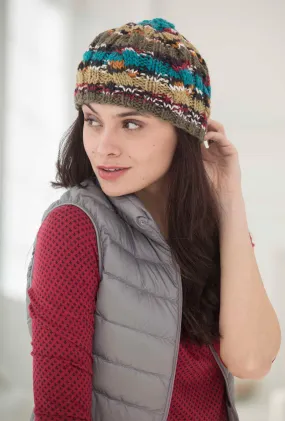 Softly Cabled Hat Pattern (Knit)