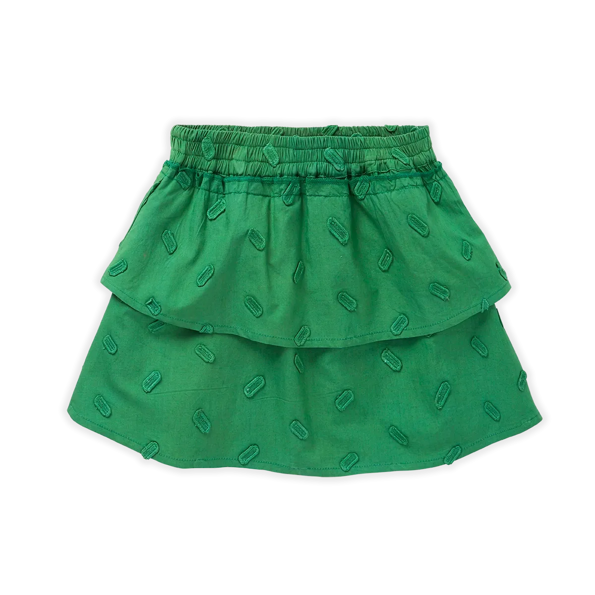 SPROET & SPROUT GREEN LAYERED SKIRT [FINAL SALE]