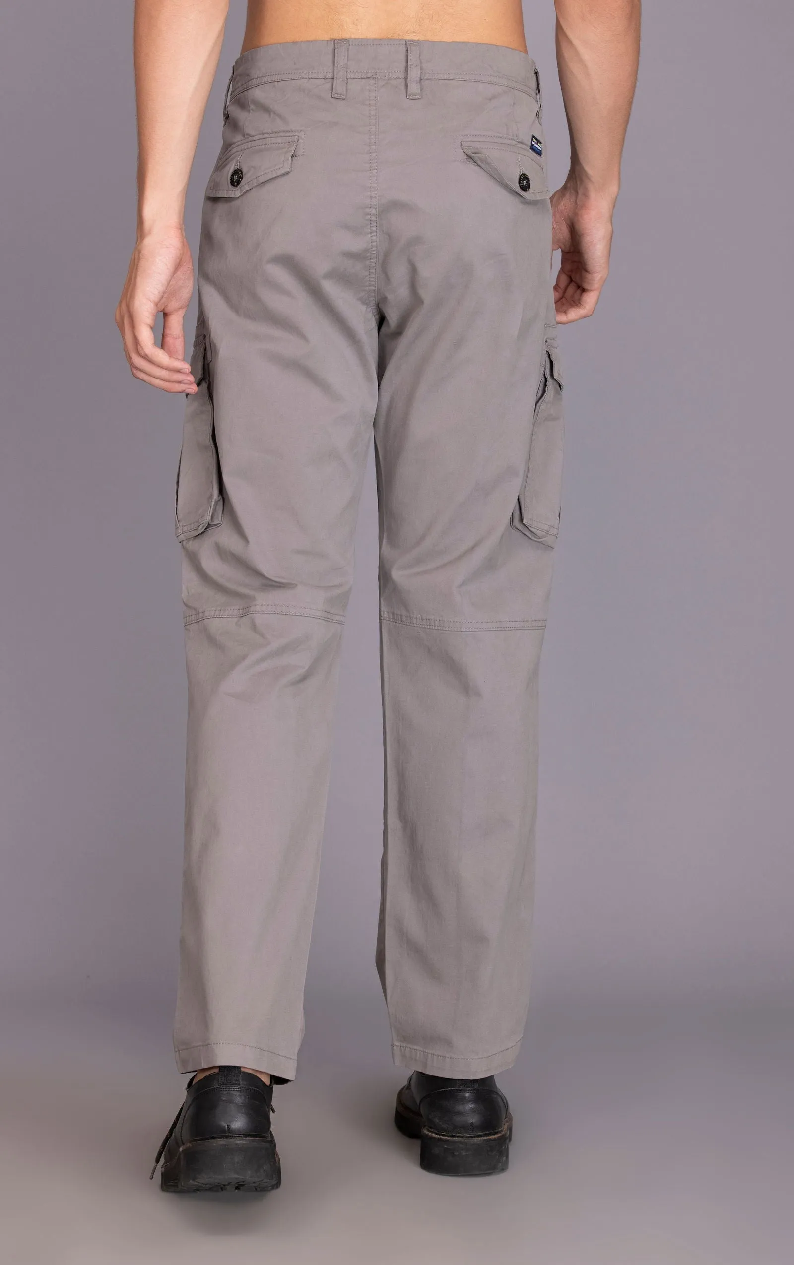 STRAIGHTFIT LOOSE CARGO-LIGHT GREY