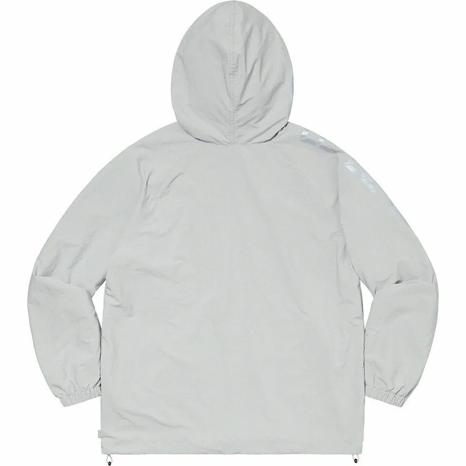 Supreme Digital Logo Track Jacket - Silver