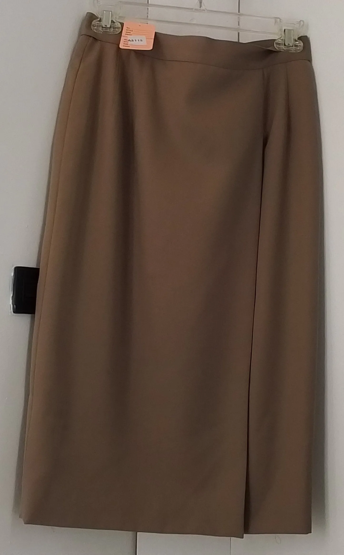 Talbots Women's Khaki Midi Pencil Skirt