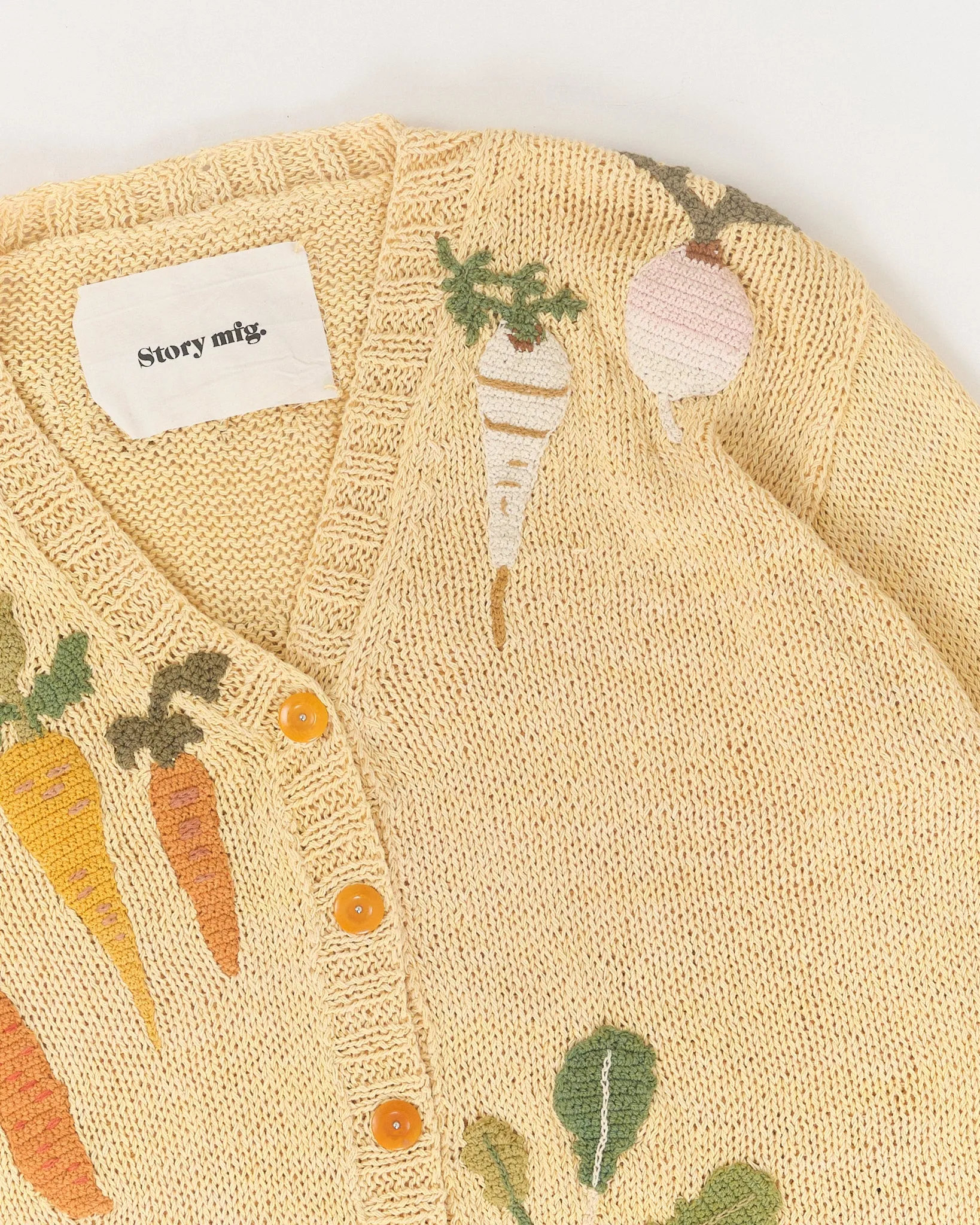 Twinsun Knit Cardigan - Yellow Rooting For You