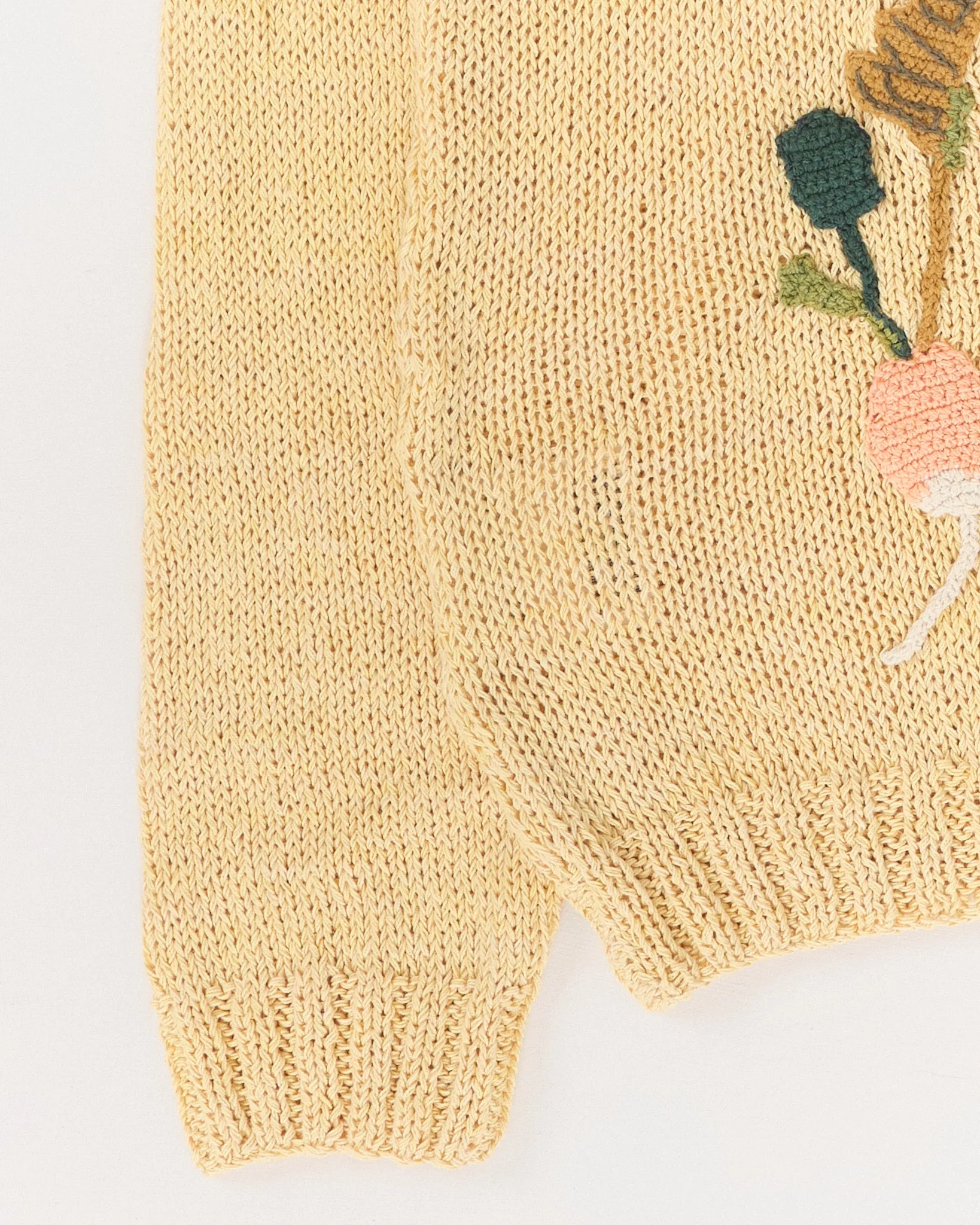 Twinsun Knit Cardigan - Yellow Rooting For You