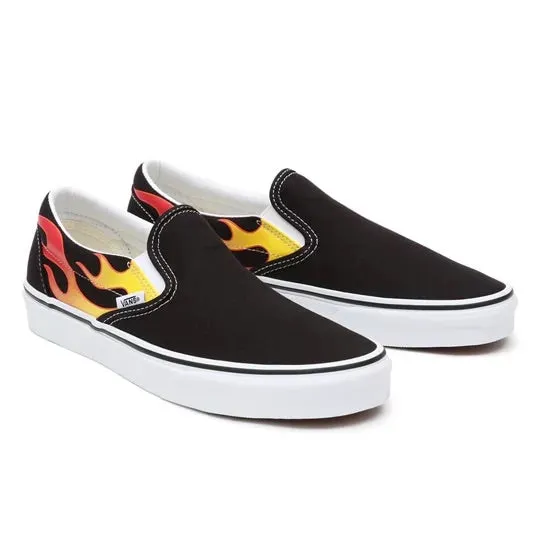 VANS CLASSIC SLIP-ON SHOES FLAME