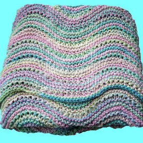 Wavy Baby Blanket Pattern FREE