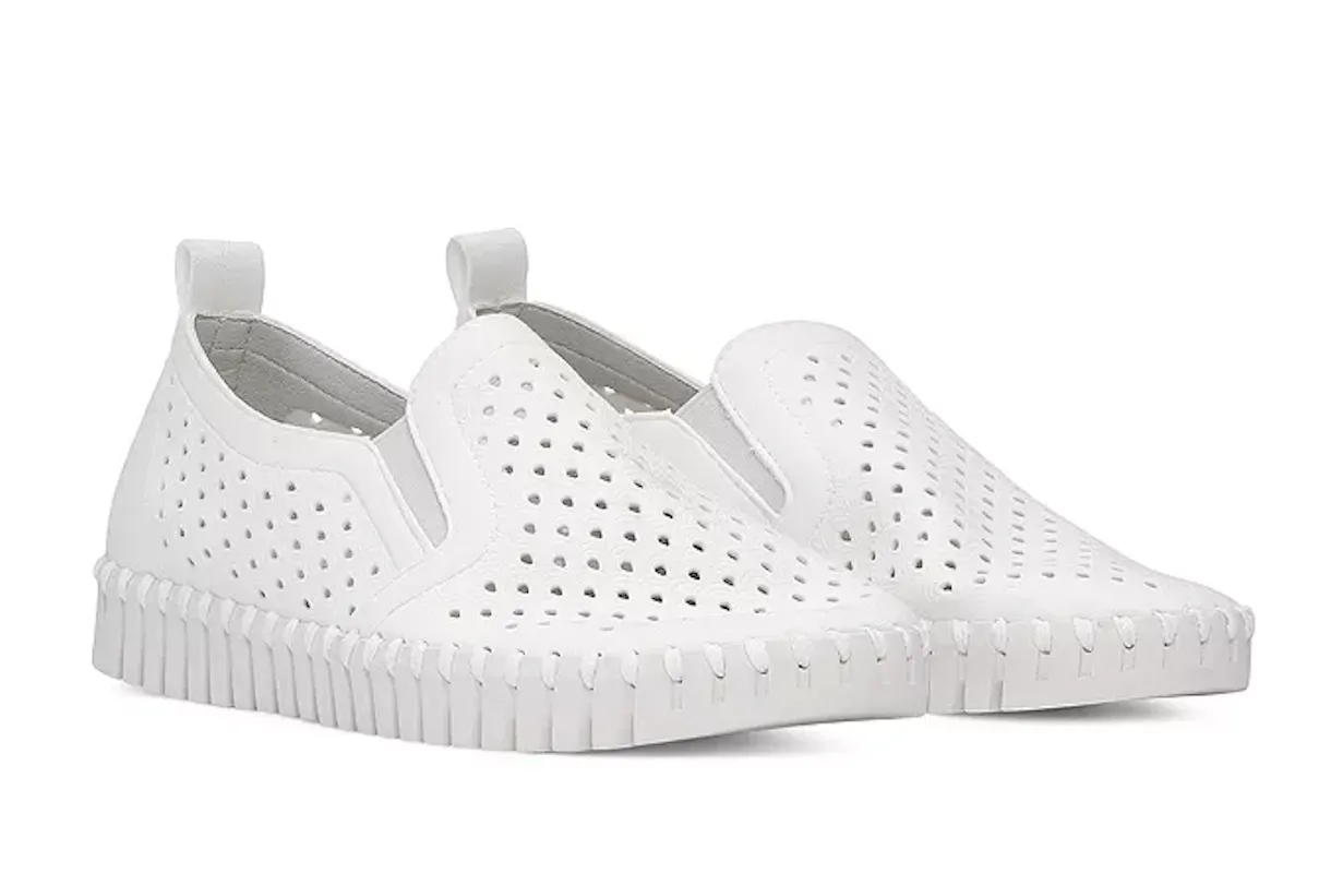 WOMEN'S ILSE JACOBSEN TULIP SLIP-ON | WHITE