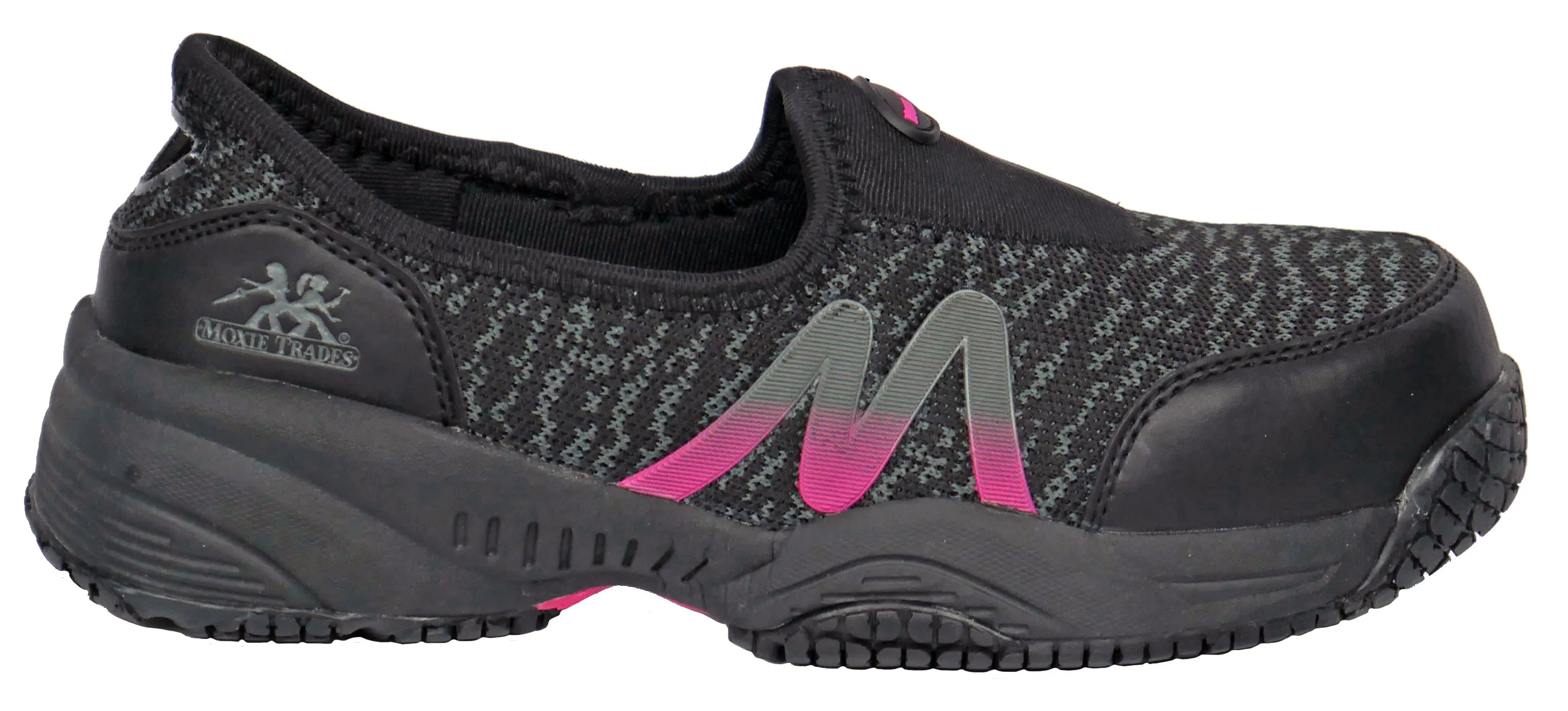 Women's Moxie Zena Black, EH, SR,  Composite Toe Shoe