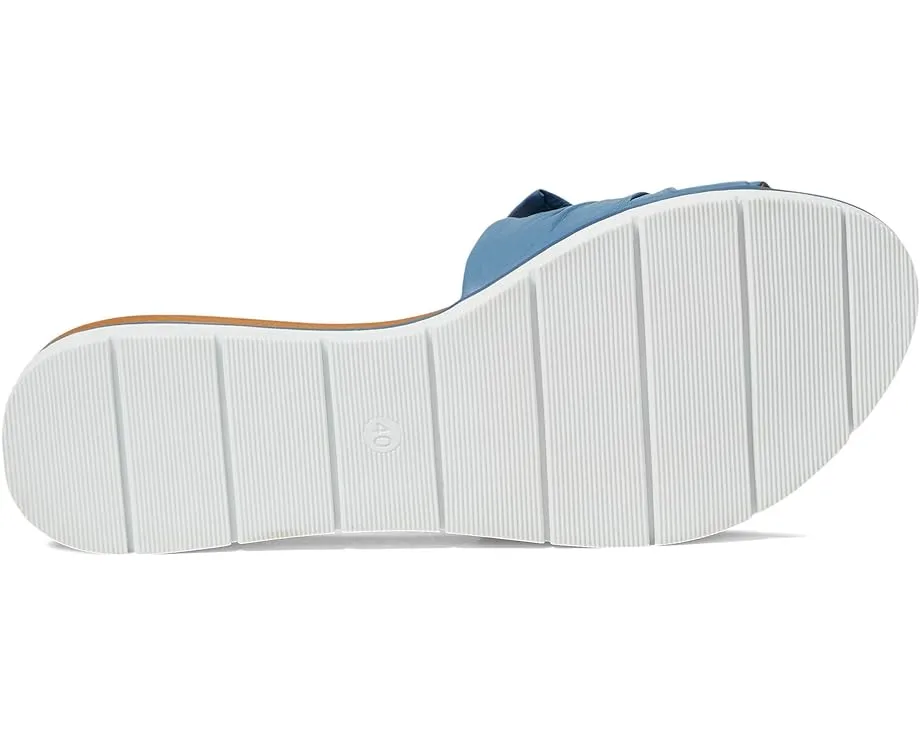 Women's Spring Step | LaVona Leather Slide Sandal | Blue